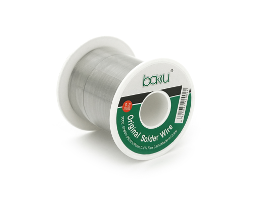 Припій BAKKU дротяний Solder wire BK 0.2*300G A DIA 0,2mm (250g) Припій BAKKU дротяний Solder wire BK 0.2*300G A DIA 0,2mm (250g)