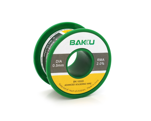 Припій BAKKU дротяний Solder wire BK10005 DIA 0,5mm (40g), OEM