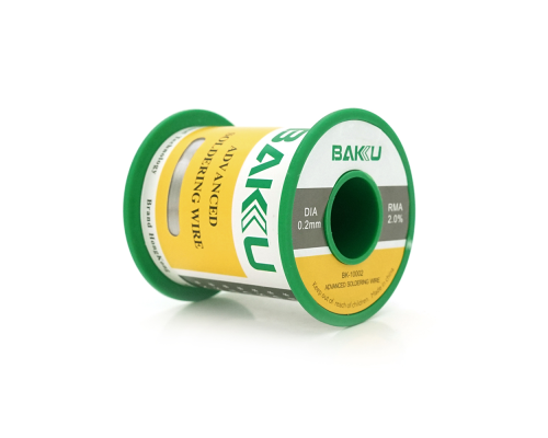 Припій BAKU дротяний Solder wire BK10002 100G DIA 0,2mm (100g)