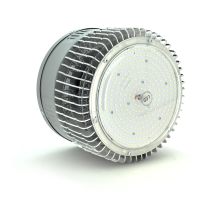 Стельовий промисловий світильник Ritar 300W, 6500K, 220V. IP65, 30000lm, RA >80, Φ362*35 мм, Black