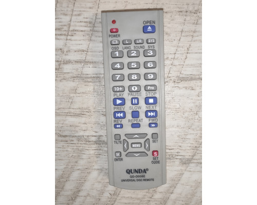 Универсальный пульт для любого DVD Qunda QD-D008E