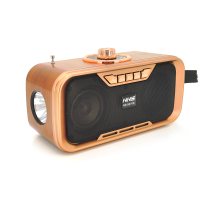 Радіо з ліхтариком NS-S270-S, FM/AM/SW радіо+Solar, Входи: TFcard, USB, Wireless speaker, Bluetooth, Black, Box