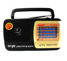 Радіоприймач KIPO KB-408, FM радіо, AUX, корпус пластмас, Black, BOX Радіоприймач KIPO KB-408, FM радіо, AUX, корпус пластмас, Black, BOX