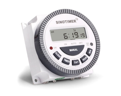 Таймер тижневий Sinotimer TM619-2, програмований, 16А, 200-250V, 60х60х30 мм Таймер тижневий Sinotimer TM619-2, програмований, 16А, 200-250V, 60х60х30 мм