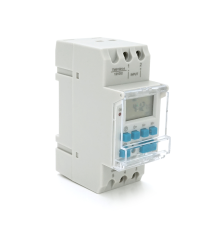 Таймер тижневий Sinotimer TM919H-4 програмований, РК екран, 16А, 12V, 35x65x87mm