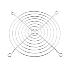 Решітка (гриль) для вентиляторів 150mm, Silver