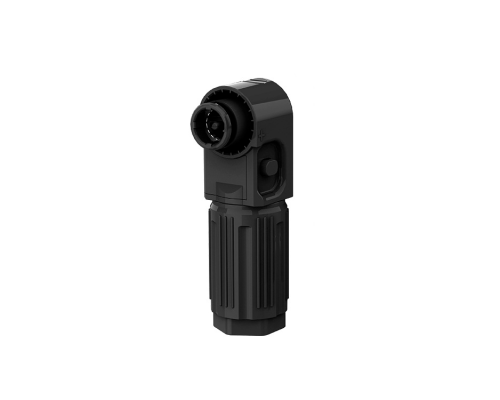 Силовий роз'єм для АКБ SRDB-350 (тато), кутовий, 350А, 1500V, IP67, Black