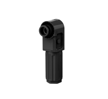 Силовий роз'єм для АКБ SRDB-120 (тато), кутовий, 120А, 1500V, IP67, Black
