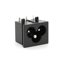 Триконтактне гніздо живлення DC005 тато 5.5*2.1, 30V, 1A, під викруткову збірку, Q100