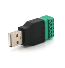 Роз'єм для підключення USB (5 контактів) з клемами під кабель Q100