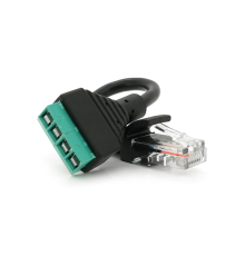 Роз'єм для підключення RJ-45(M) (4 контакти) з клемами під кабель Q100