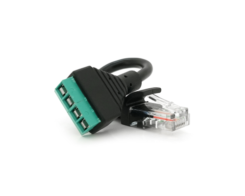 Роз'єм для підключення RJ-45(M) (4 контакти) з клемами під кабель Q100