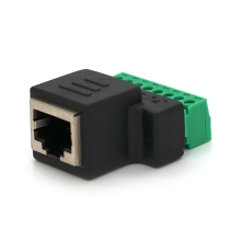 Роз'єм для підключення RJ-45(F) (8 контактів) з клемами під кабель Q100