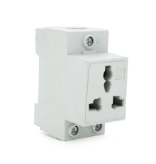 Модульна розетка Chenf Universal 3-pin на DIN-рейку, 250V/10-16A, Box