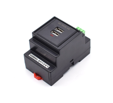 USB-роз'єм на DIN-рейку, DC5V/2.1A, 1P, IP22