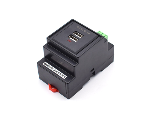 USB-роз'єм на DIN-рейку, DC5V/2.1A, 1P, IP22 USB-роз'єм на DIN-рейку, DC5V/2.1A, 1P, IP22