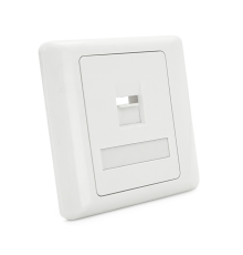 Рамка 86х86 під 1 модуль Keystone Jack RJ-45 кат.5E UTP, 1-port Q100