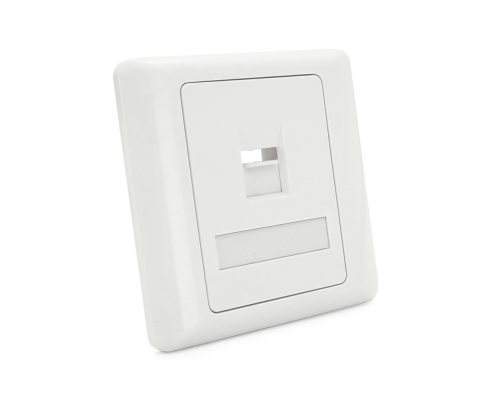 Рамка 86х86 під 1 модуль Keystone Jack RJ-45 кат.5E UTP, 1-port Q100