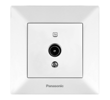 Розетка Panasonic Arkedia Slim ТV 0 втрат, біла