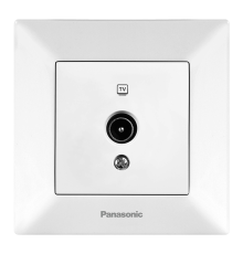 Розетка Panasonic Arkedia Slim ТV 0 втрат, біла