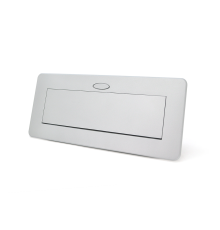 Розетка для підлоги висувна із заземленням J29L, дві розетки + 2 * USB + 2* RJ45, Input: AC 100-250V 16A, Silver
