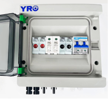 Комбінатор для сонячних систем YRPVB-2/1CB DC500V з блискавкозахистом Комбінатор для сонячних систем YRPVB-2/1CB DC500V з блискавкозахистом