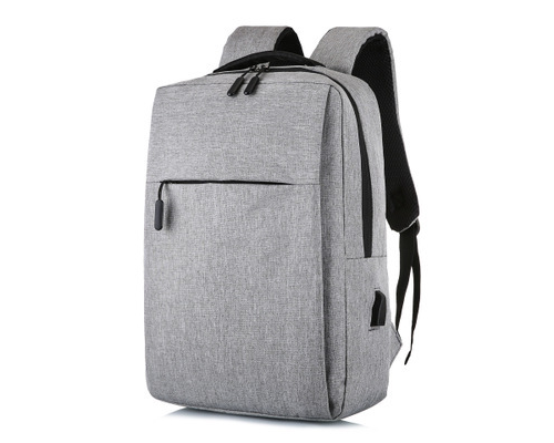 Рюкзак для ноутбука Merlion 14", вихід під USB-кабель, 32х11х41 см, Grey