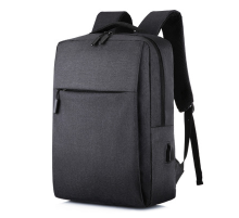 Рюкзак для ноутбука Merlion 14", вихід під USB-кабель, 32х11х41 см, Black
