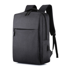 Рюкзак для ноутбука Merlion 14", вихід під USB-кабель, 32х11х41 см, Black