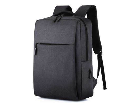 Рюкзак для ноутбука Merlion 14", вихід під USB-кабель, 32х11х41 см, Black