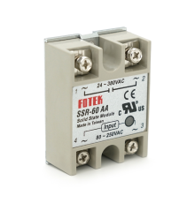 Твердотинне реле Fotek SSR-60AA 60А 24-380В AC
