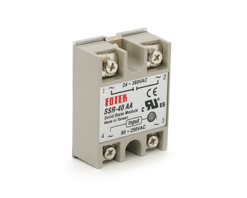 Твердотельне реле Fotek SSR-40AA 40А 24-380В AC Твердотельне реле Fotek SSR-40AA 40А 24-380В AC