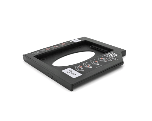 Адаптер підключення HDD 2.5 '' 9.5 mm в відсік приводу ноутбука SATA / mSATA (HDC-25), корпус plastic, Blister,Q100