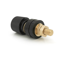 Мідна гвинтова клема 10mm чорна