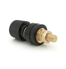 Мідна гвинтова клема 10mm чорна