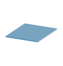 Силіконова термопрокладка HY-100-1, 100x100x0.3mm, Blue, > 4,0W / m-K, -40 ° ≈240 °, питома вага -2g / cm3, OEM