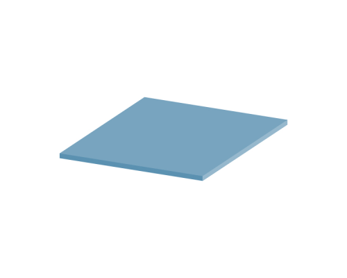 Силіконова термопрокладка HY-100-1, 100x100x0.3mm, Blue, > 4,0W / m-K, -40 ° ≈240 °, питома вага -2g / cm3, OEM
