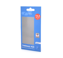 Силіконова термопрокладка HY-153, 120x20x1.5mm, Gray,> 15.3W / m-K, -30 ° ≈200°, питома вага -2g /cm3, Blister