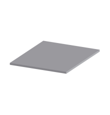 Силіконова термопрокладка HY-100-4, 100x100x1mm, Dark Grey,> 8,0W / m-K, -40 ° ≈240 °, питома вага -2g / cm3, OEM Q100