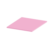 Силіконова термопрокладка HY-100-3, 100x100x1mm, Pink,> 6,0W / m-K, -40 ° ≈240 °, питома вага -2g / cm3, OEM Q100