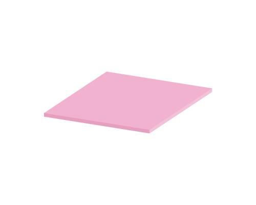 Силіконова термопрокладка HY-100-3, 100x100x1mm, Pink,> 6,0W / m-K, -40 ° ≈240 °, питома вага -2g / cm3, OEM Q100