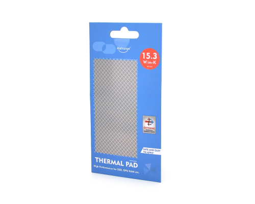 Силіконова термопрокладка HY-153, 85x45x1.0mm, Gray,> 15.3W / m-K, -30 ° ≈200°, питома вага -2g /cm3, Blister