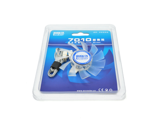 Кулер для відеокарти Pccooler 7010 №2 для ATI/NVIDIA 3-pin, RPM 3200±10%, BOX