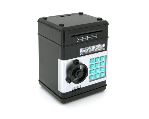 Скарбничка-сейф YT-907-17, кодовий замок, Black, Box
