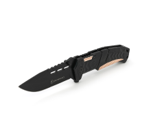 Ніж складний Browning-117, алюміній + сталь, довжина 215 мм, 200 гр, Black