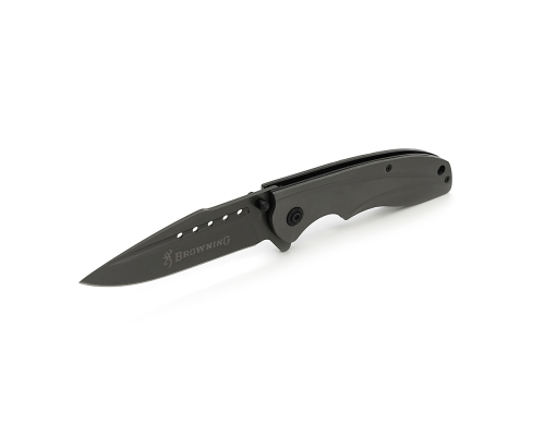Ніж складний Browning-360, ручка сталь, довжина 223 мм, 253 гр, Black, Box Ніж складний Browning-360, ручка сталь, довжина 223 мм, 253 гр, Black, Box