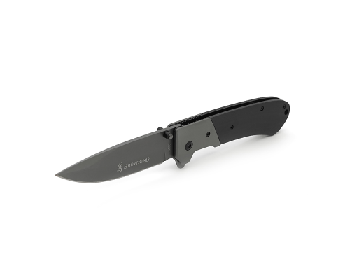 Ніж складний Browning-A336, ручка сталь, довжина 212 мм, 170 гр, Black, Box Ніж складний Browning-A336, ручка сталь, довжина 212 мм, 170 гр, Black, Box