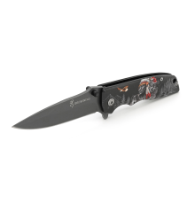 Ніж складаний Browning-DA80-1, ручка сталь з малюнком, довжина 225 мм, 265 гр, Box