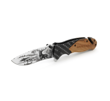 Ніж складний Browning-X50-3D, ручка сталь + карбон + дерево, довжина 206 мм, 250 гр, Box Ніж складний Browning-X50-3D, ручка сталь + карбон + дерево, довжина 206 мм, 250 гр, Box