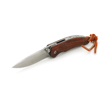 Ніж складний Browning-D2, ручка дерево, довжина 148 мм, 100 гр, Brown